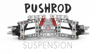 LEGO Technic Pushrod Suspension Design w/ Instructions
