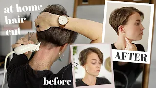 How I CUT MY HAIR Myself | At Home Haircut Routine