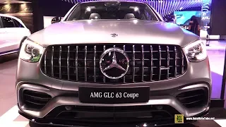 2020 Mercedes AMG GLC 63 Coupe - Exterior and Interior Walkaround - Debut 2019 NY Auto Show