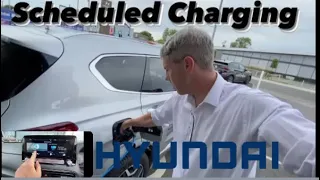 How to set up Hyundai scheduled charging on EV and PHEV #phev #hyundai #howto