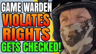 Rights Violating Game Warden Gets CHECKED by Fisherman!