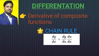 Derivative of composite functions|Chain rule|Differentation class 12| IIT-JEE| NDA