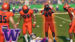 PLAYING #15 WASHINGTON HUSKIES!!! ILLINOIS DYNASTY NCAA 14 REVAMPED EP. 4