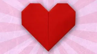 Origami Heart (Folding Instructions)