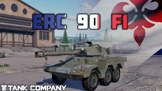 Слишком быстрый геймплей | Колёсник ERC 90 F1 в Tank Company