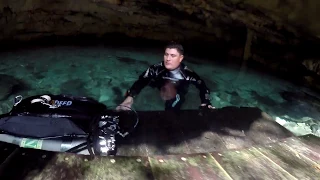 Dzonbakal con  Leo Morales Buceo en Cenotes de Yucatán