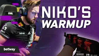 G2 NiKo's Warmup Routine!