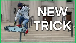 I INVENTED ANOTHER LONGBOARD TRICK | Longboard freestyle in Minneapolis (Rayne Nae Nae)