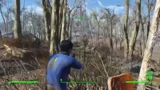 Fallout 4 (PS4) - Running Straight Out of Vault 111 to the Nearby Railsign