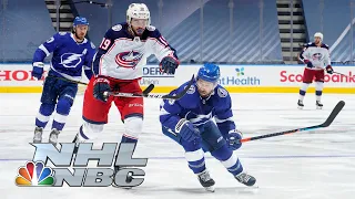 NHL Stanley Cup First Round: Blue Jackets vs. Lightning | Game 1 EXTENDED HIGHLIGHTS | NBC Sports