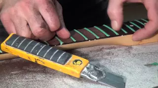 Scalloping a Strat Neck