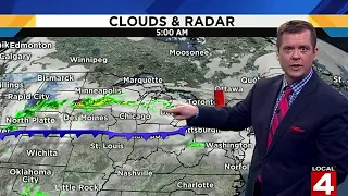 Metro Detroit weather forecast Friday, April 13, 2018 early morning