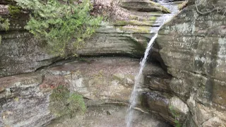 Starved Rock drone 4k Wildcat Canyon