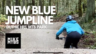 New Blue Jump-line at Duthie Hill Mountain Bike Park