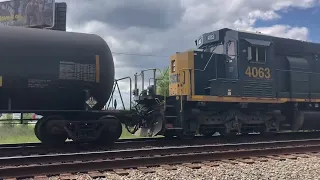 CSX 4063 Leads CSX L612 NB Local Train Java  and Florence SC