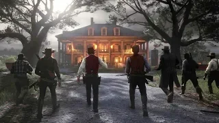 Red Dead Redemption 2 - Braithwaite Manor Battle (Blood Feuds, Ancient and Modern) [PC, 4K]