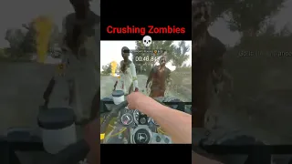 Driving in Zombie Apocalypse 😰 | #zombiesurvival #shorts