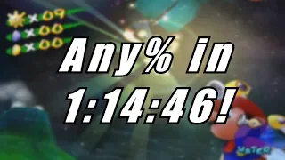 Super Mario Sunshine Any% Speedrun in 1:14:46! - Jcool114