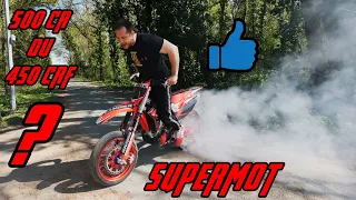 MA 450 CRF SUPERMOT VA PRENDRE 200KM/H  (la 500CR va parler chinois)