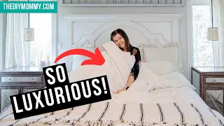 How to turn useless flat sheets into the coziest duvet cover