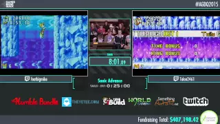 Awesome Games Done Quick 2015 - Part 93 - Sonic Advance by footbigmike and Talon2461