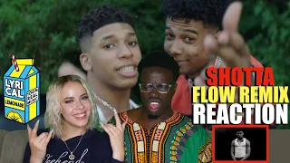 NLE Choppa - Shotta Flow Remix ft. Blueface (Dir. by @_ColeBennett_) REACTION