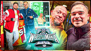 Ich treffe THE ROCK und REY MYSTERIO !!😱🔥 WWE Wrestlemania Vlog #1