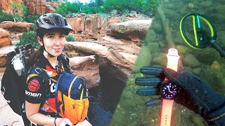 Metal Detecting a Popular Cliff Jumping Spot (awesome finds!)