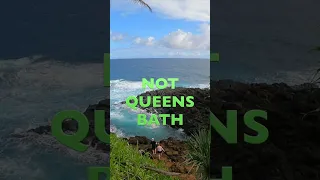 Locals don't want you on this hike. Queens Bath Kauai.