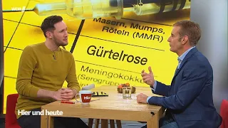 Was tun gegen Gürtelrose? | Prof. Kurscheid zu Gast bei Hier und heute | 07.12.2022