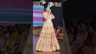 Mannara Chopra's STUNNING ramp walk 😍 #shorts #mannarachopra