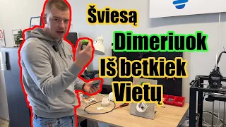 Kaip dimeriuotui šviesą mygtukais iš bet kiek vietų + telefonų. Eltis LT