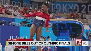 Simone Biles drops out of Olympics gymnastics final