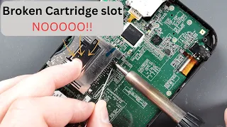 Broken Cartridge slot and Joystick nub replacement
