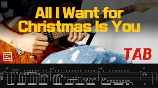 [TAB] All I Want for Christmas Is You │Guitar Cover