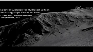 Evidence of flowing liquid water on Mars: NASA