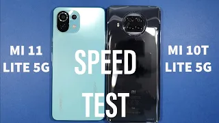 Xiaomi Mi 11 Lite 5G vs Xiaomi Mi 10T Lite 5G Speed Test