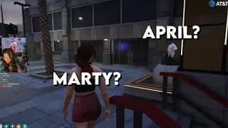 Marty and April reunite | She traumatized him.. | GTA rp 4.0 | Nopixel