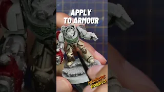 Deathwing Terminator Bone Armour in 3 steps! #tabletopgaming #miniaturepainting #warhammer40k