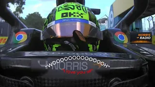 Lando Norris, all 3 victory radio messages! | F1 Miami Grand Prix