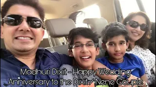 Madhuri Dixit - Happy Wedding Anniversary to the Dixit / Nene