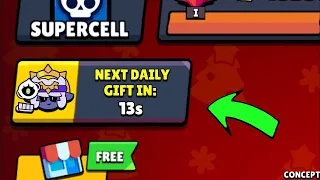 MEGA RARE GIFT IS HERE?!?🎁🤔FREE REWARDS BRAWL STARS🌱💝BRAWL STARS NEW UPDATE/CONCEPT