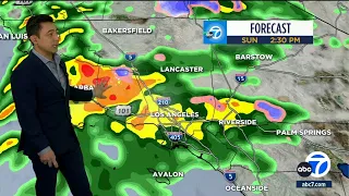 Storm timeline: 48 hours of rain possible for SoCal