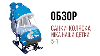 Обзор Санки коляска Nika Наши детки 5 1