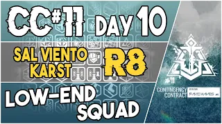 CC#11 Daily Stage 10 - Sal Viento Karst Risk 8 | Low End Squad |【Arknights】