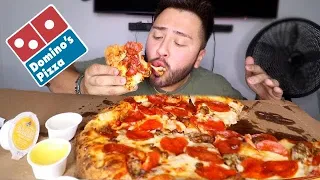 Dominos Pizza Mukbang • CHEAT MEAL • I’ve Missed You!!!!!!