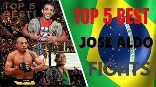 TOP 5 Best JOSE ALDO fights