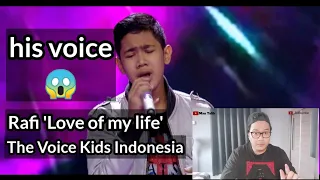 Malaysian Reaction Rafi 'Love of my life' The Voice Kids Indonesia