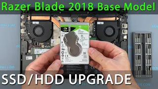 Razer Blade 15 Base Model 2018 How to install SSD or Hard Drive replacement