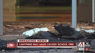 Overnight fire at Prairie Creek Elementary